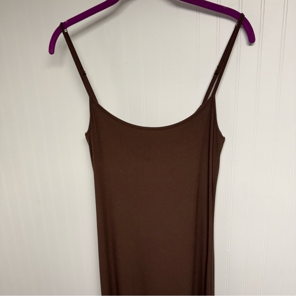 Skims XL Cocoa Soft Lounge Long Slip Dress - Picture 3 of 10